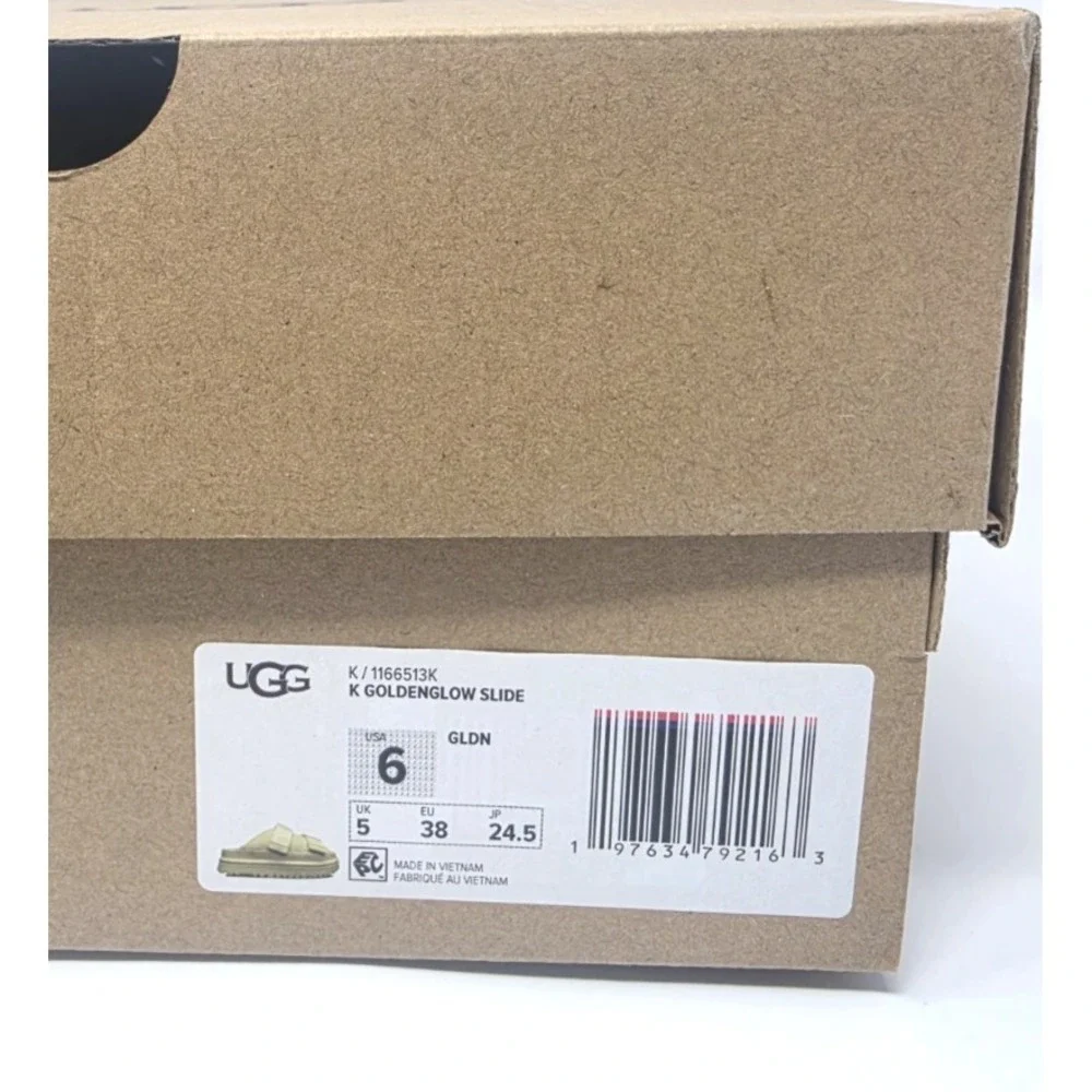 UGG Goldenglow Slide K6 Golden Apple (NIB)